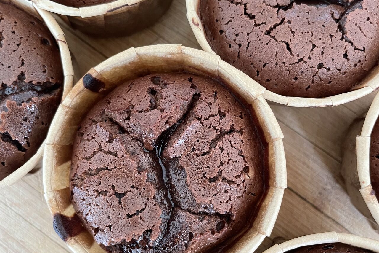 Cœur coulant chocolat maison