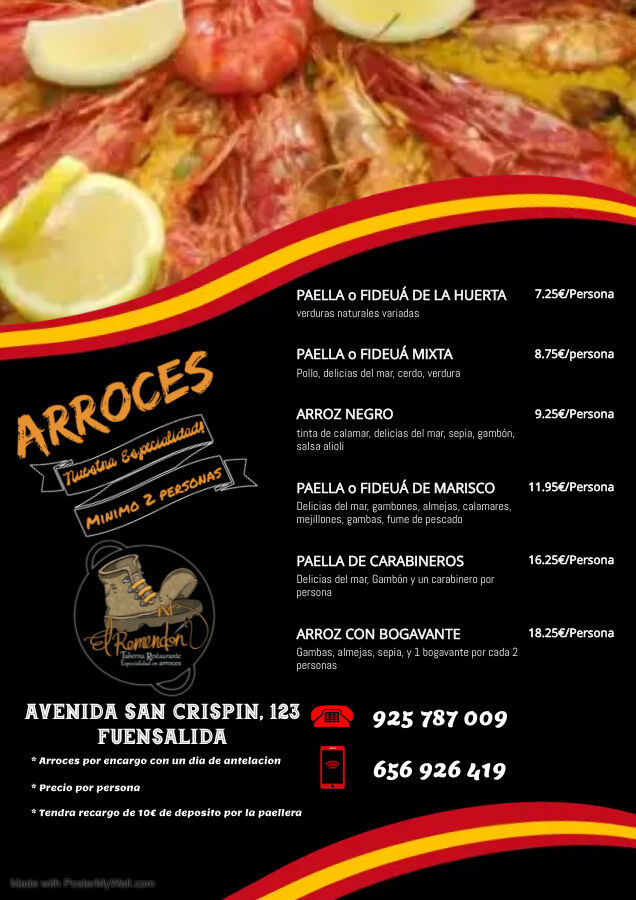 Arroces y paellas