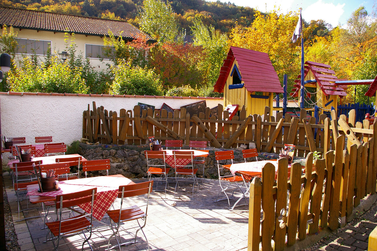 Unser Biergarten, klein aber fein