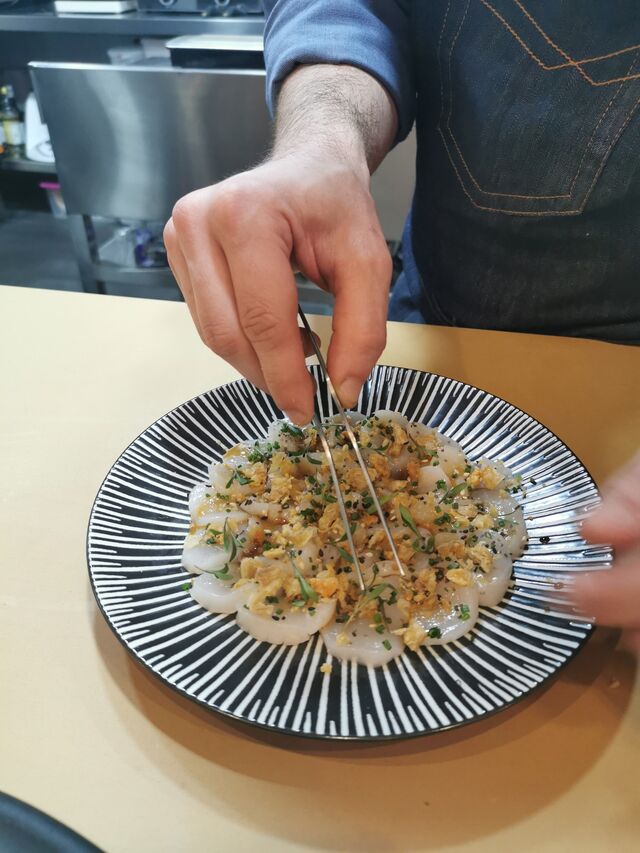 Usuzukuri de Vieira estilo Thaí 