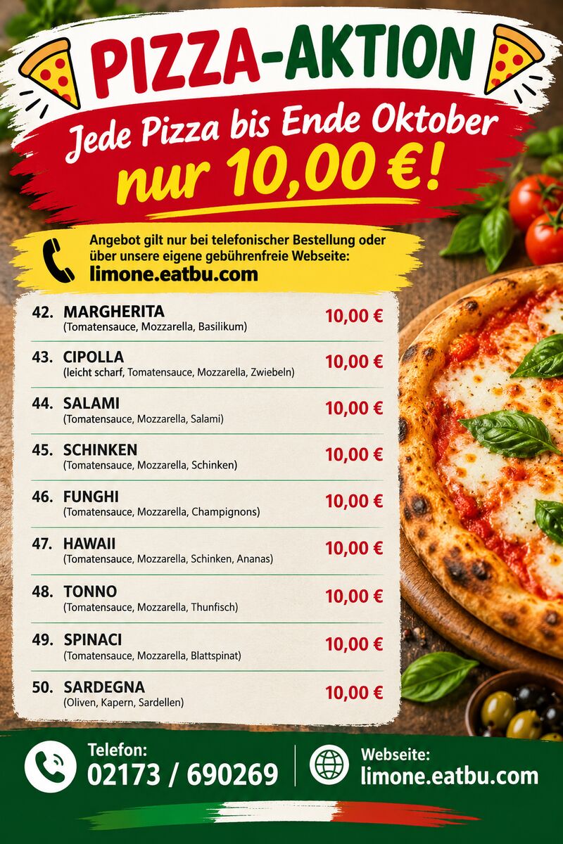 Pizza-Aktion