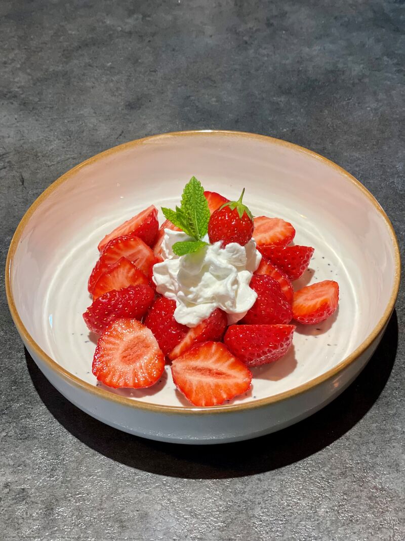 Fraises et chantilly