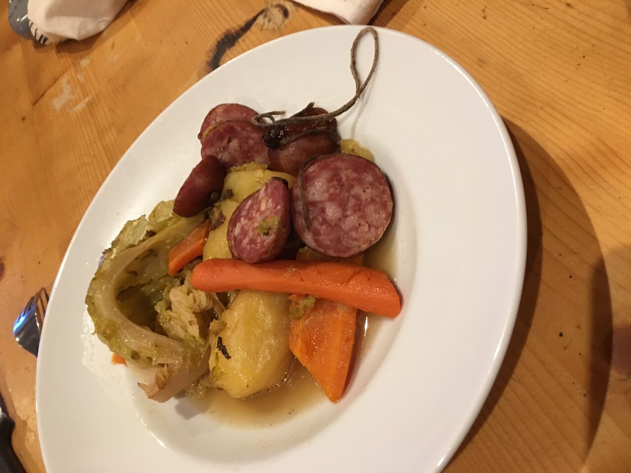 Potée en plat du jour