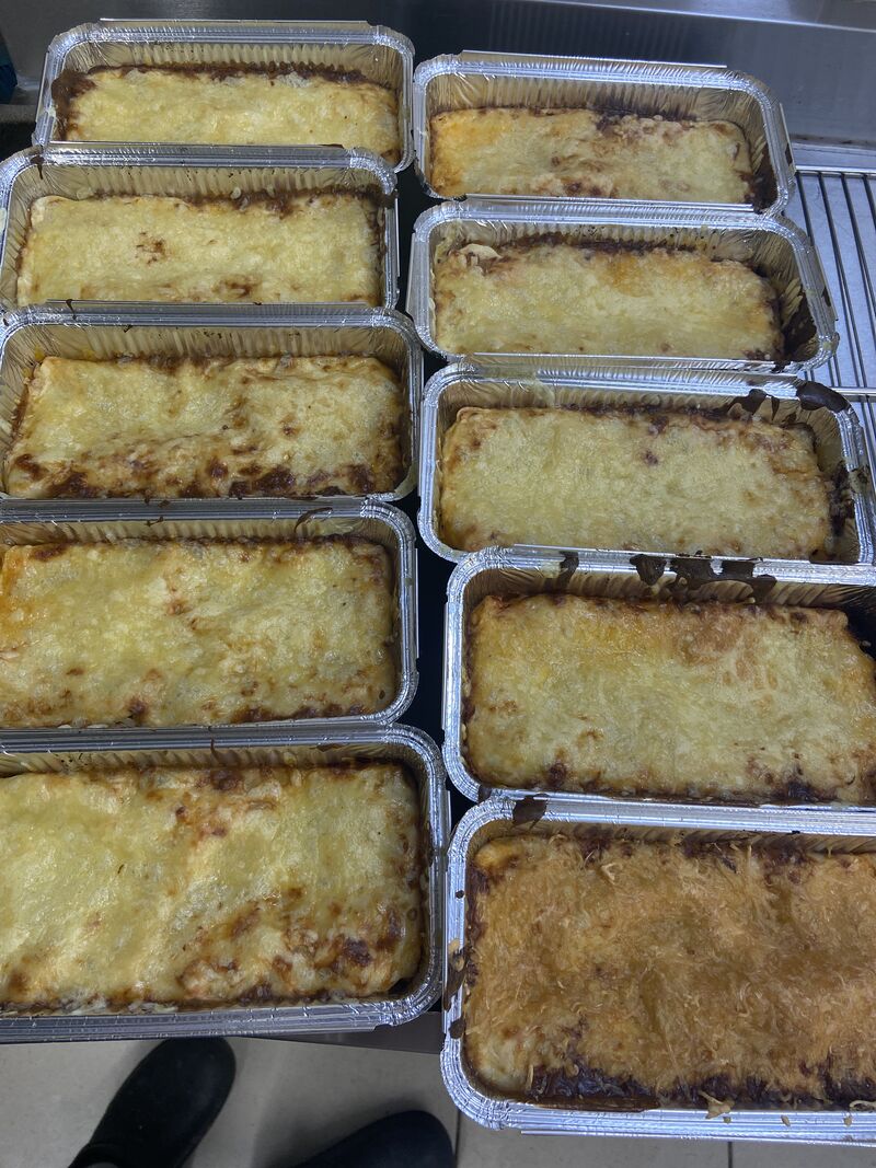 lasagnes de bœuf et tomates