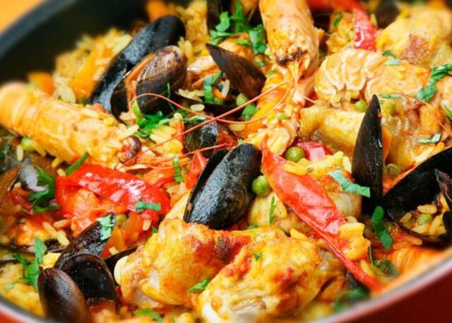 Paella poulet à la créole 