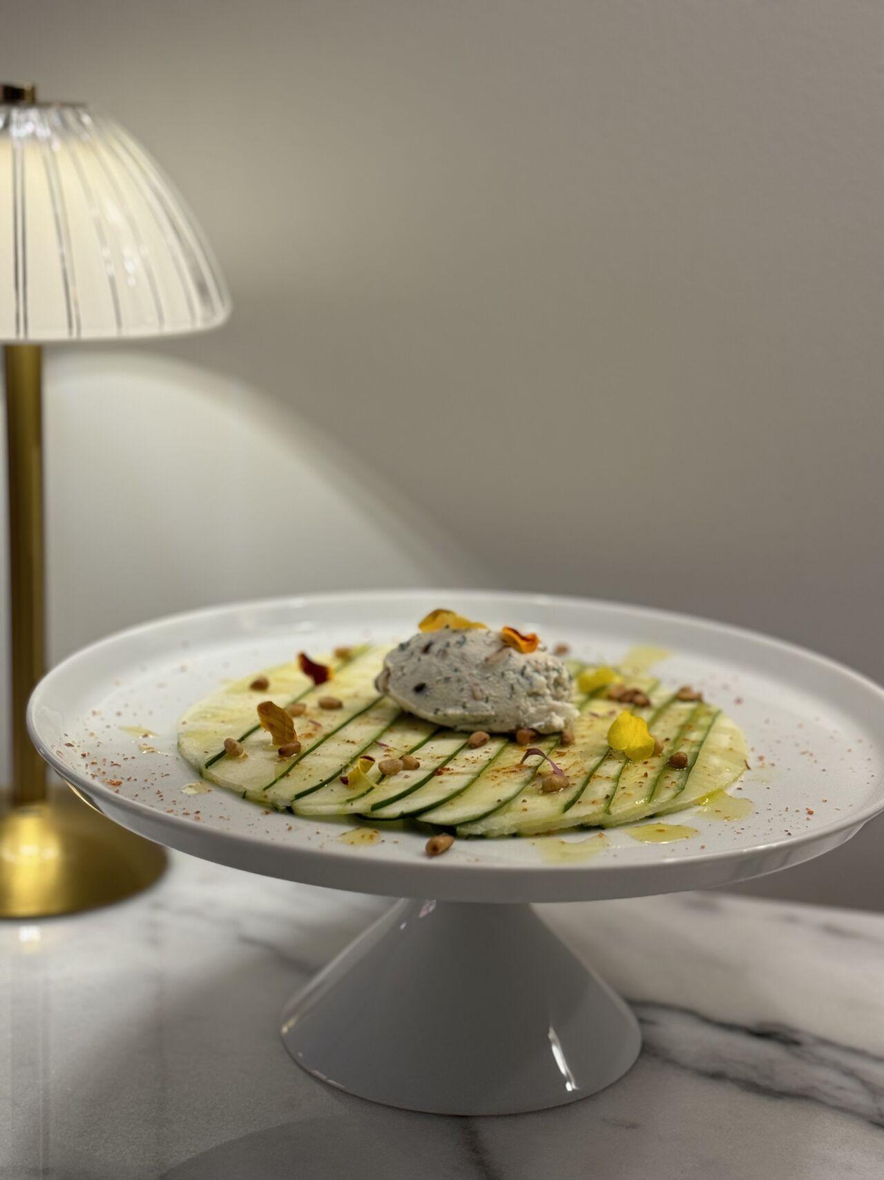 Carpaccio de Courgettes