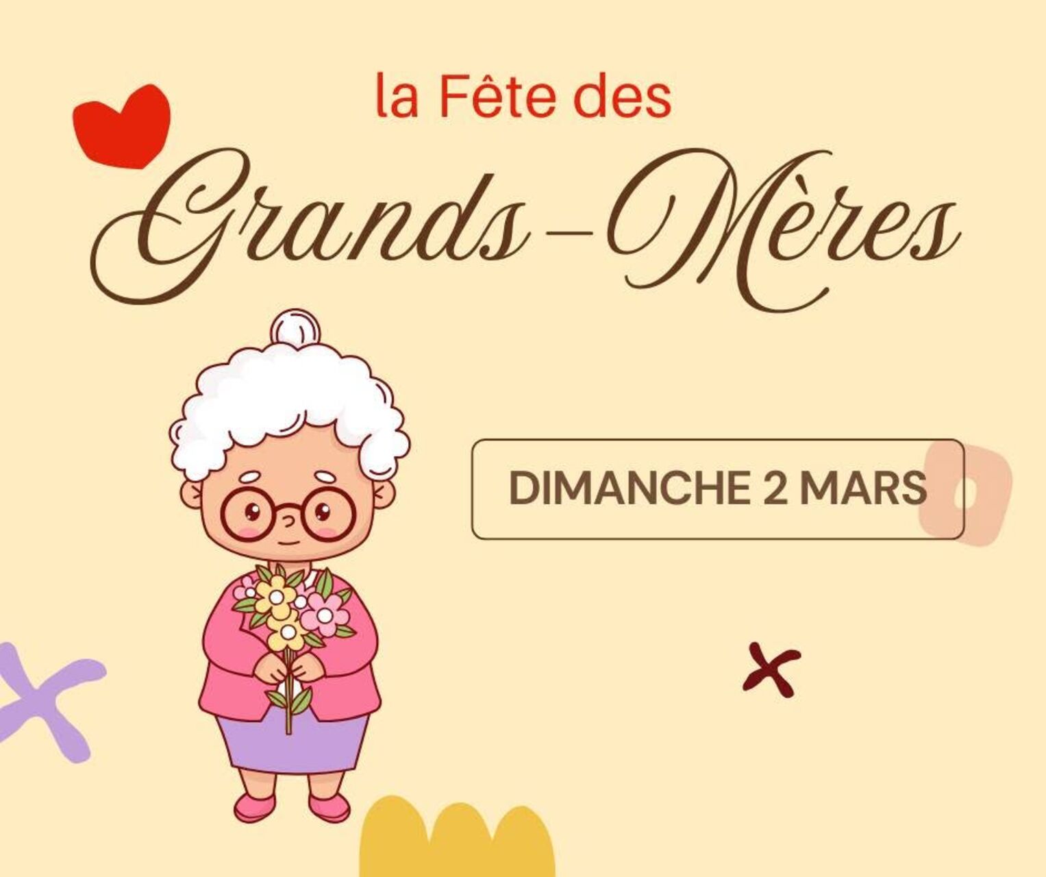 Dimanche Fete des grand mères