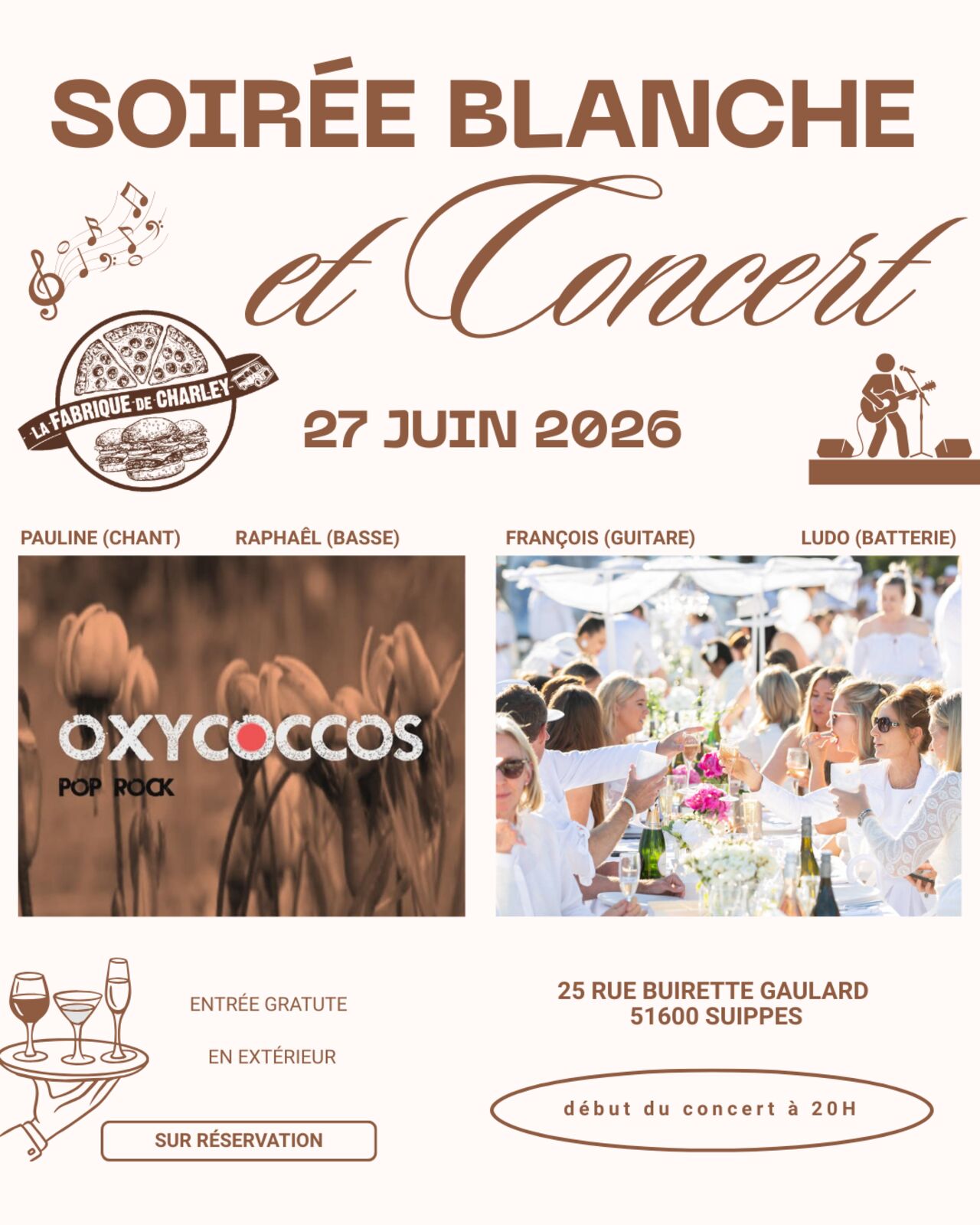 Soirée Blanche et concert