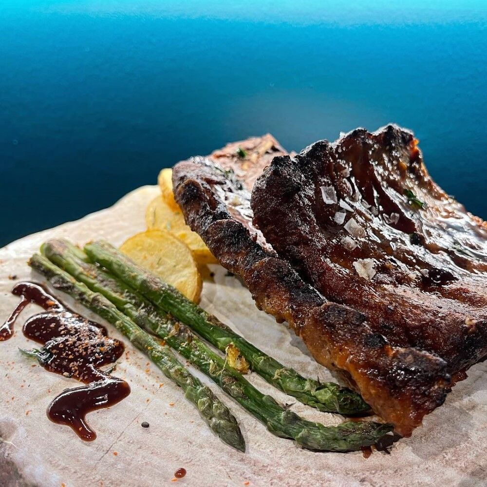 Costillar a la barbacoa