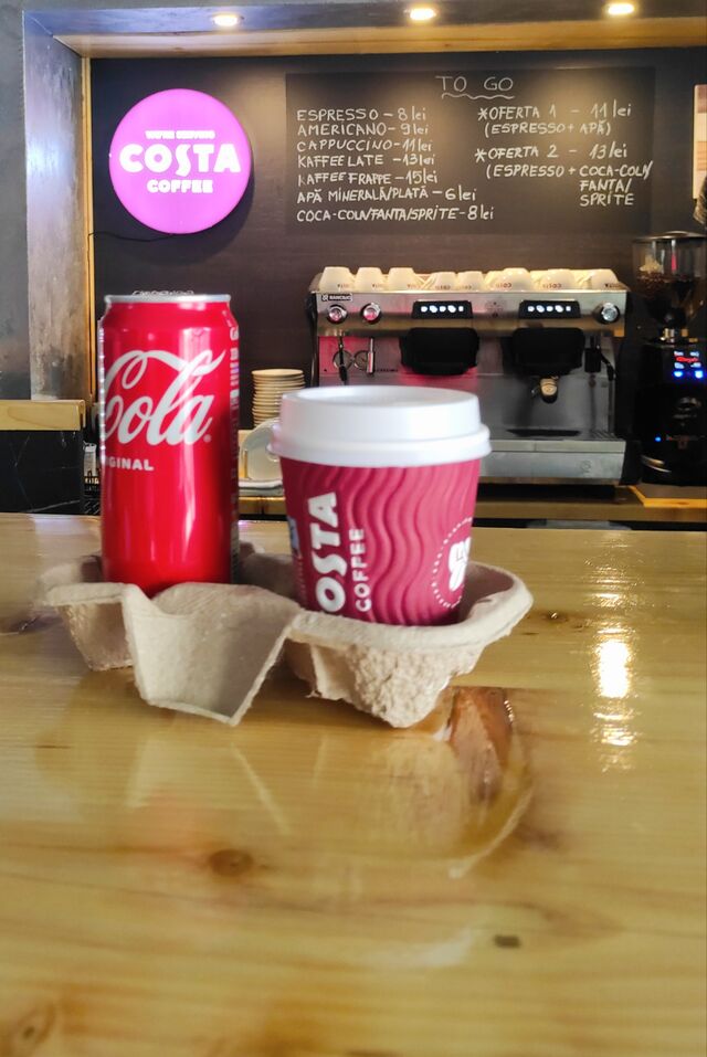 Espresso+Coca-Cola TO GO=13 lei