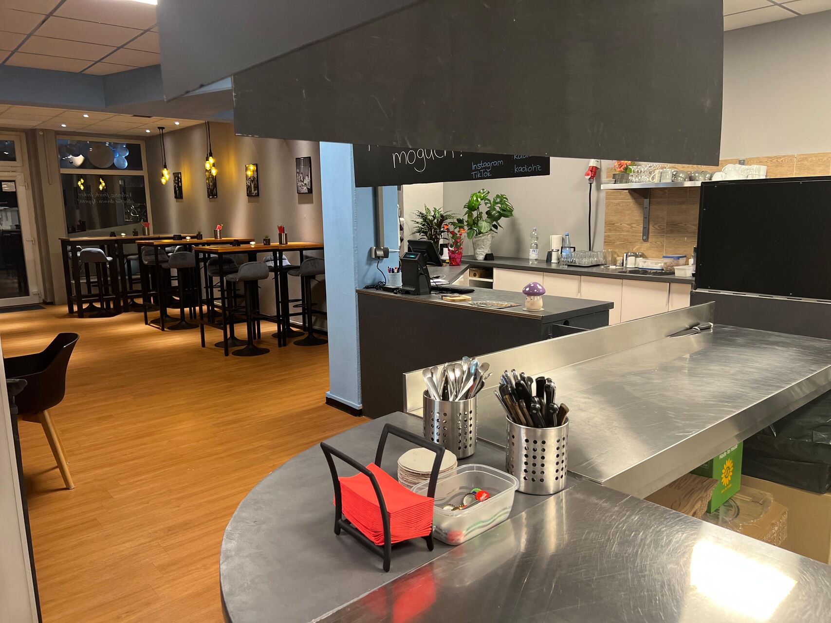Unsere offene Küche – hier wird Kochen zum Erlebnis