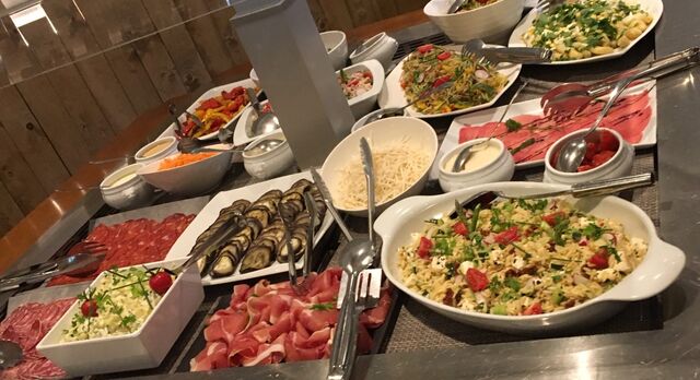 une partie de notre buffet d 'entrée