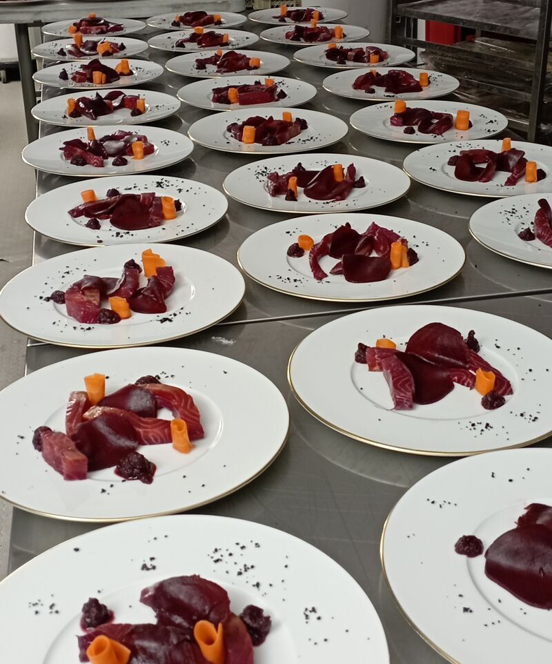 Prestation Entrée diner / Open 13, Marseille, février 2023