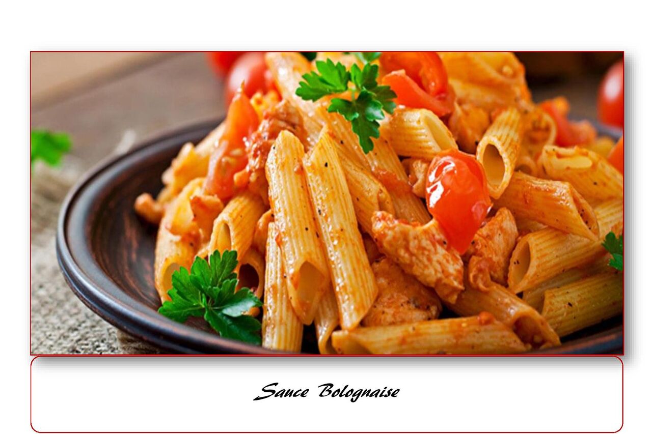 Notre carte des pates