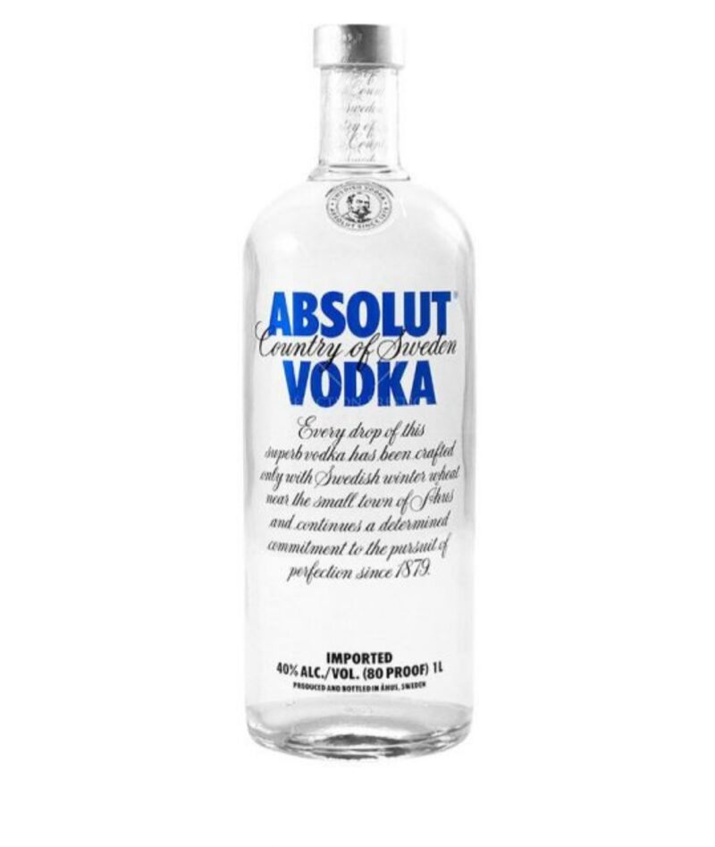 Absolut Vodka 1L (snack et soft offert) 35 €