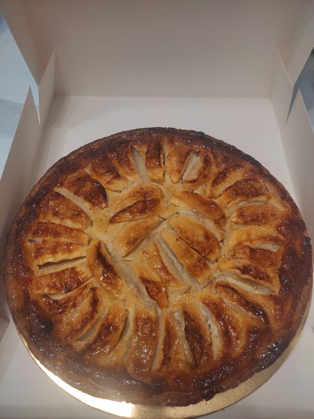 Tarte aux pommes amandine