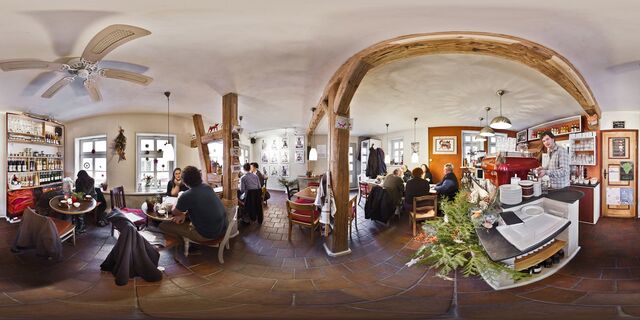 #Füchsen 360° #Gastraum #Café #Cappucchino #urgemütlich #Erfurter Altstadt #bestes Frühstück #hausgemacht #Quiche #Live Musik