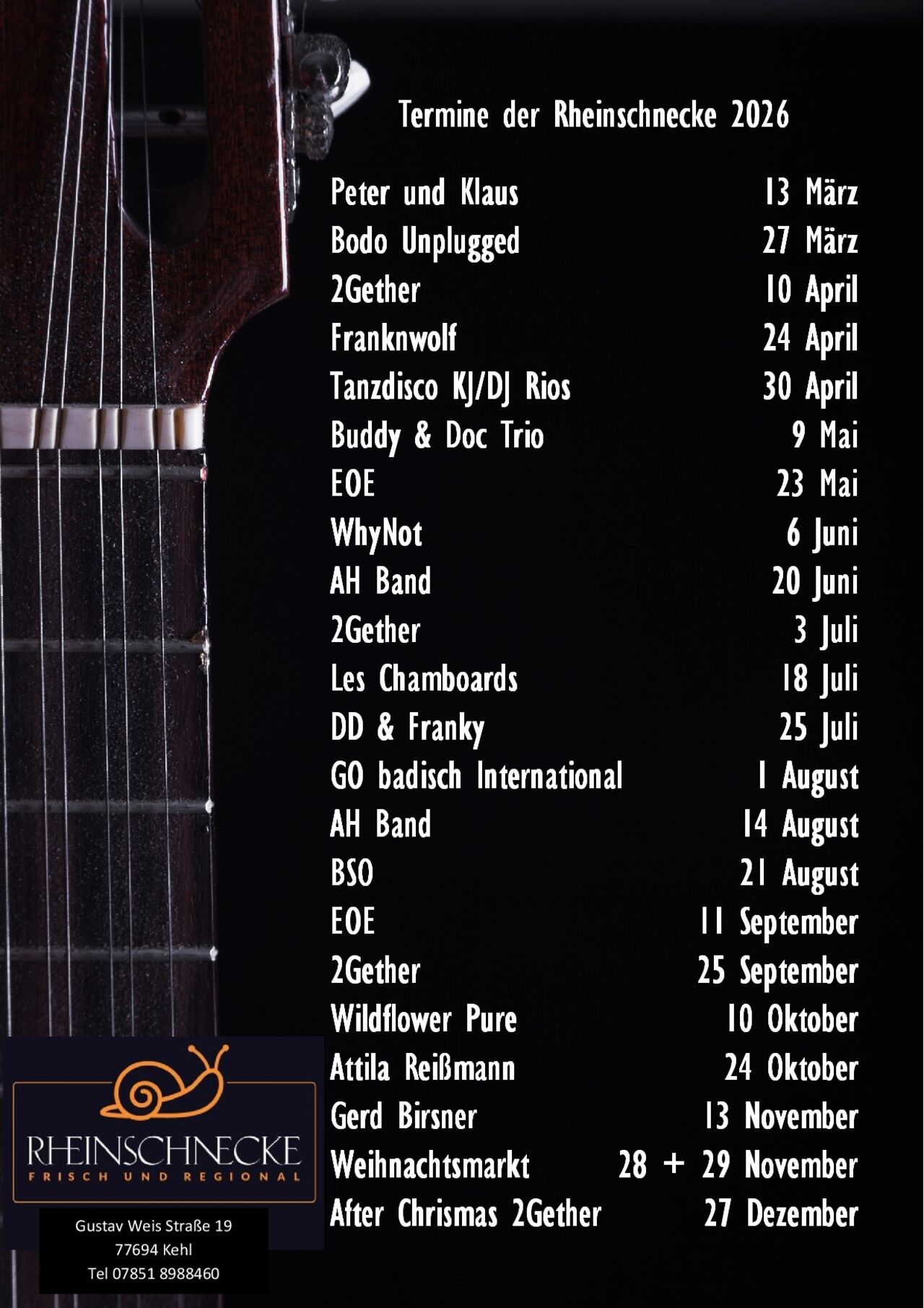 Termine Termine 2026