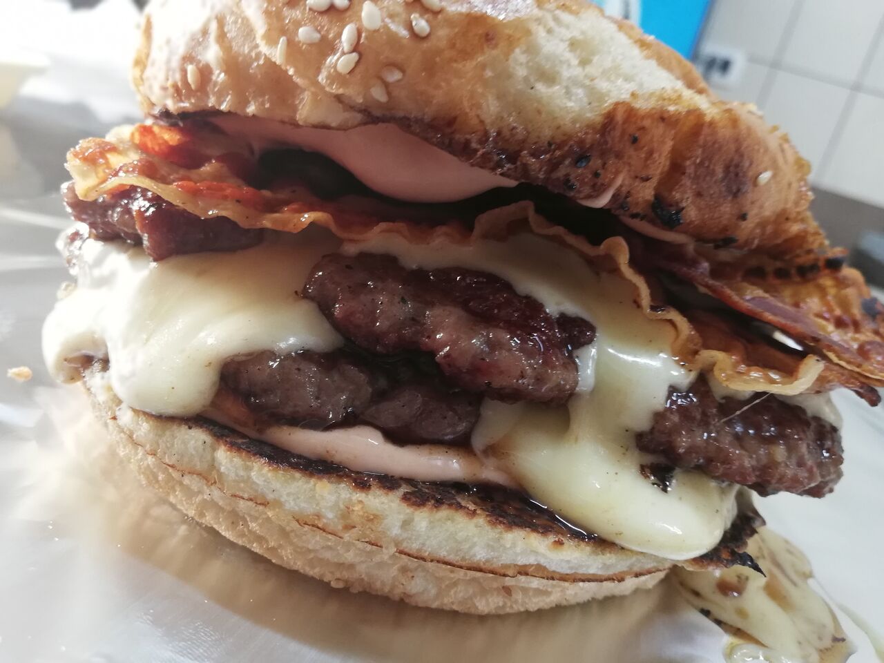 Double bacon cheeseburger