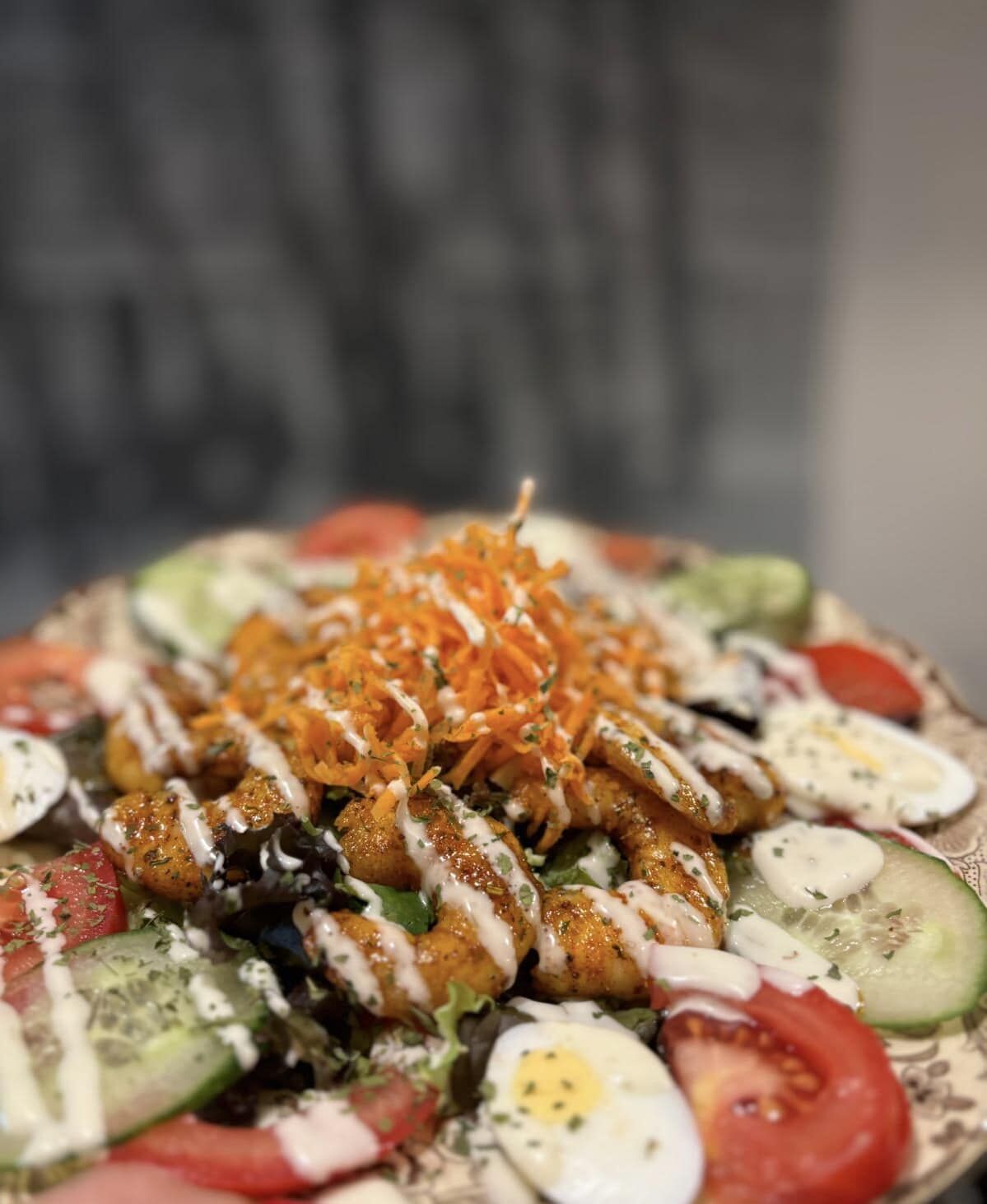 salade scampi