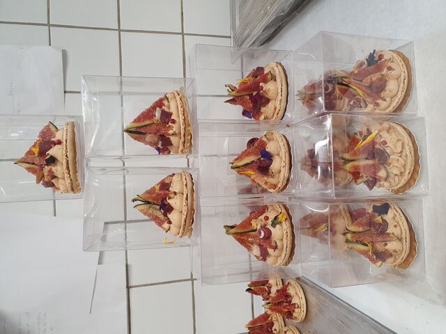 macaron foie gras magret fumé et spéculos!!!!!