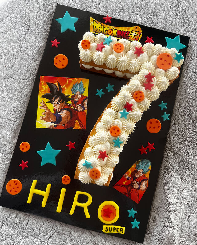 Number cake anniversaire DBZ