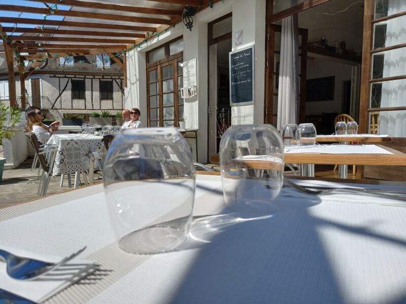 terrasse ensoleillée