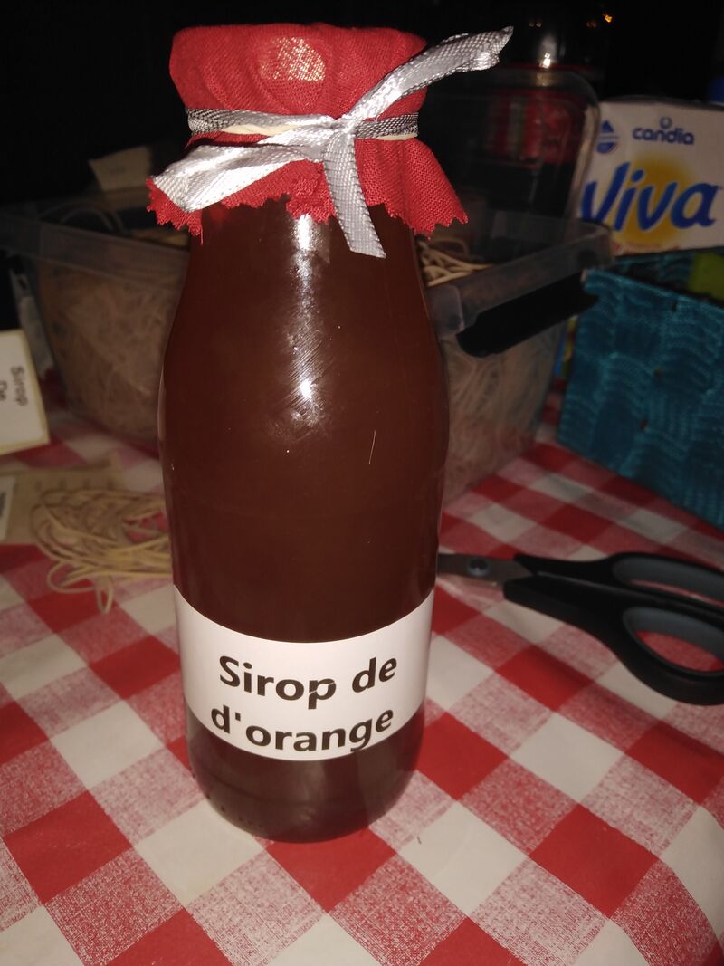 Sirop d'orange 4.50€