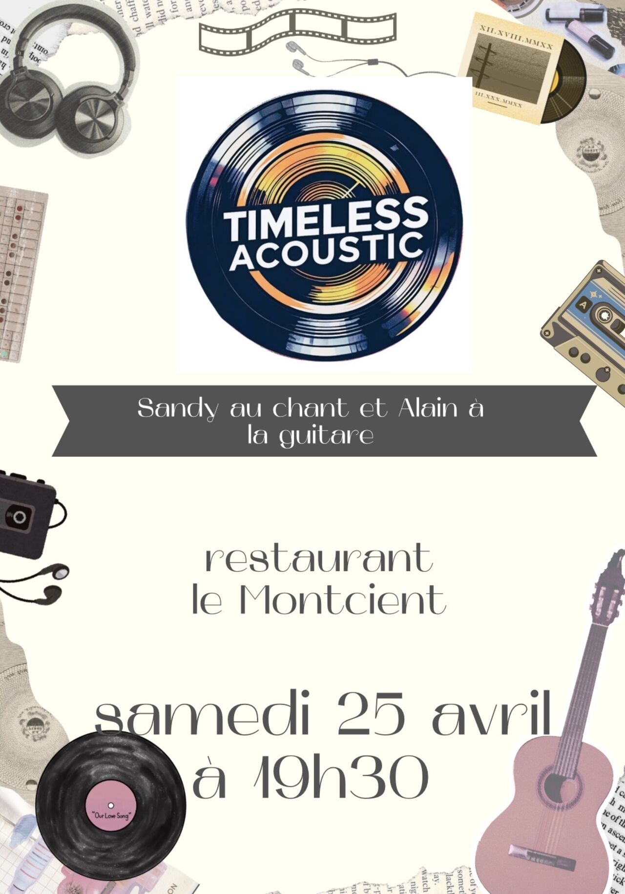 🎶 Soirée Live – Timeless Acoustic 🎶