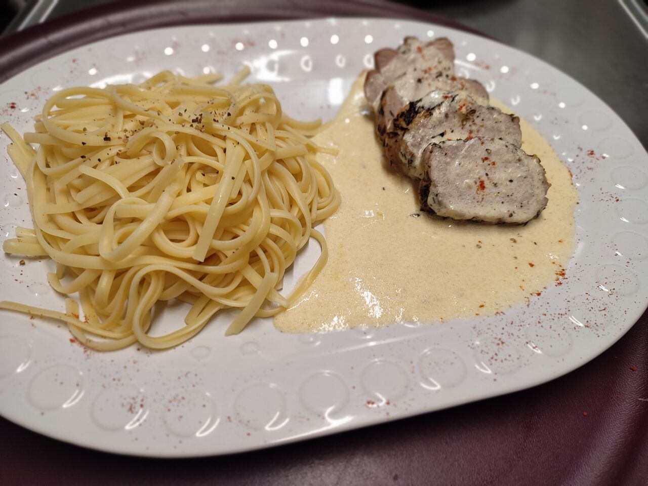 Filet mignon sauce au comté