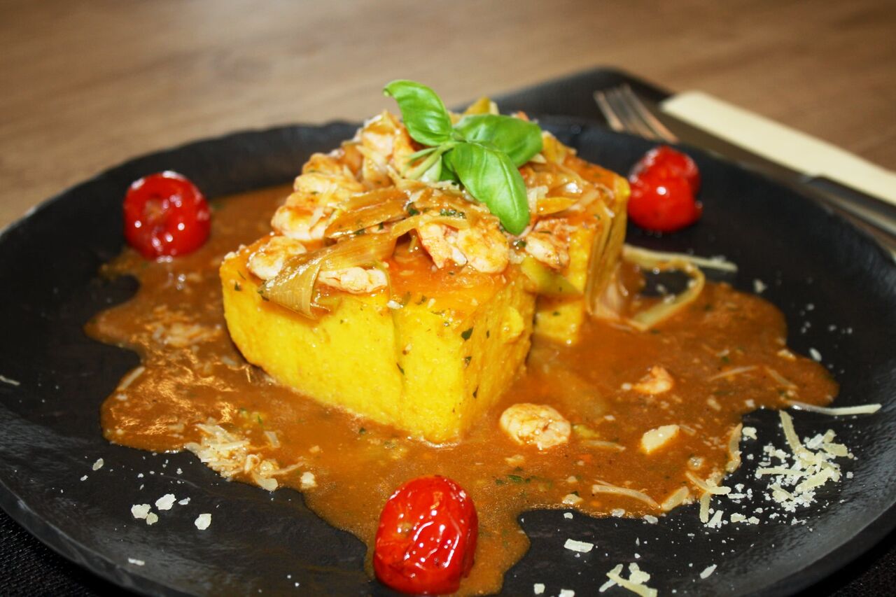 Palenta s jadranskim kozicama i porilukom, i ukusno i zdravo ?