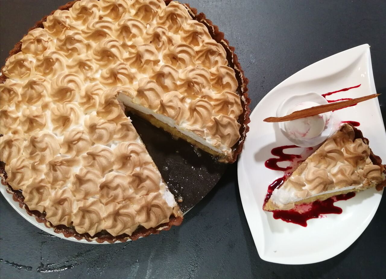 Notre tarte citron meringué 