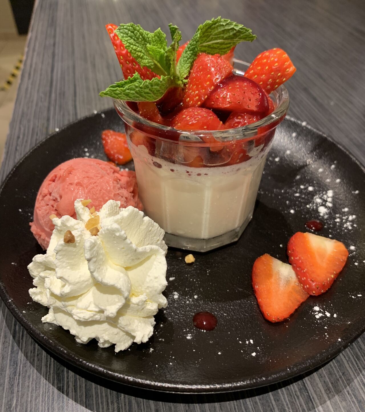 Pana Cotta fruits rouges