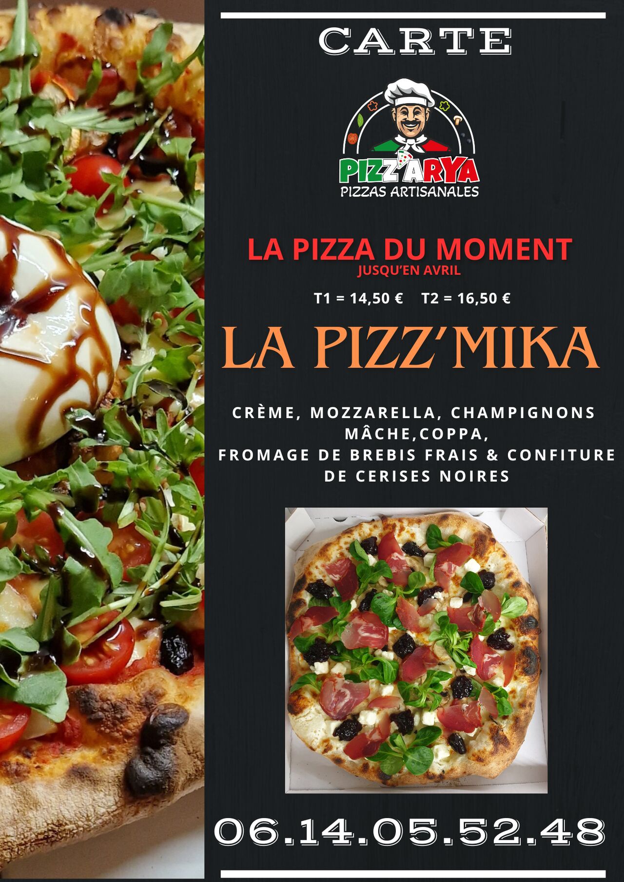 La pizza du moment=LA PIZZ'MIKA