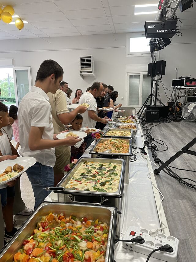 Service Diner Buffet pour Mariage 17 June 2023