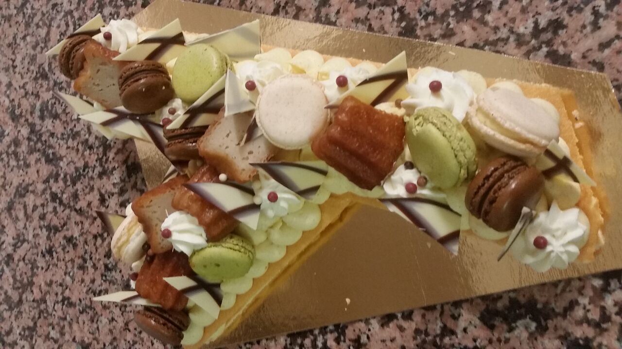 Number cake déco canelé