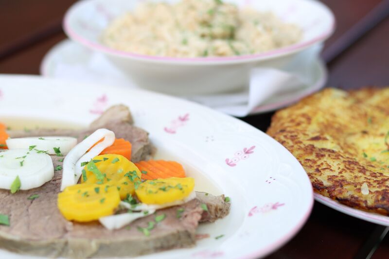 Wiener Tafelspitz mit Semmelkren und Kartoffelrösti