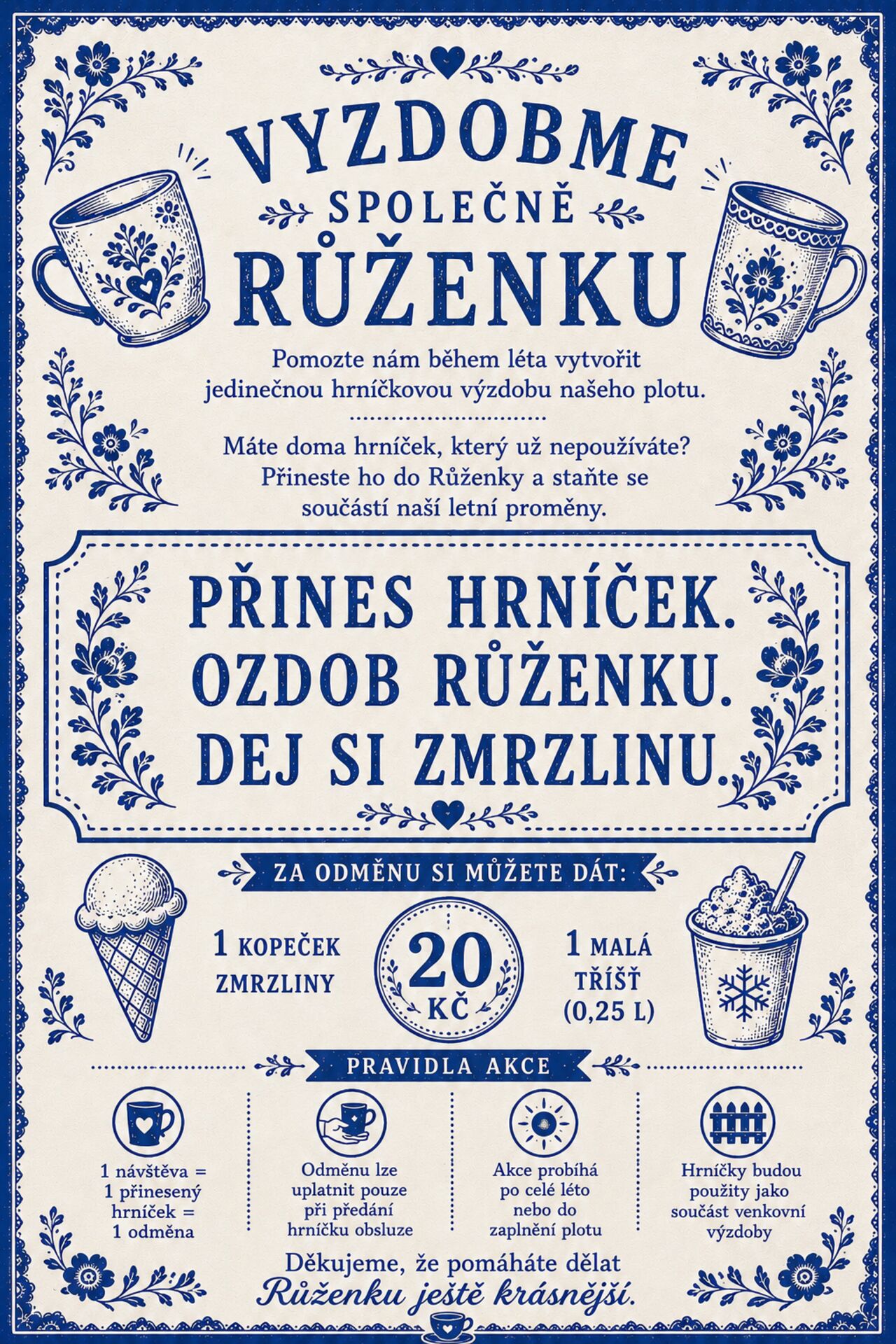 Vyzdobme společně Růženku!
