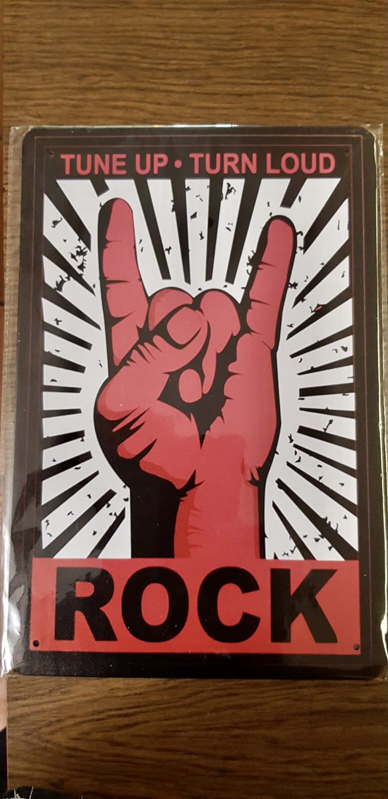 Plaque émaillée Rock 