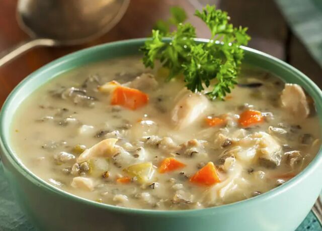 Blanquette de poulet aux champignons