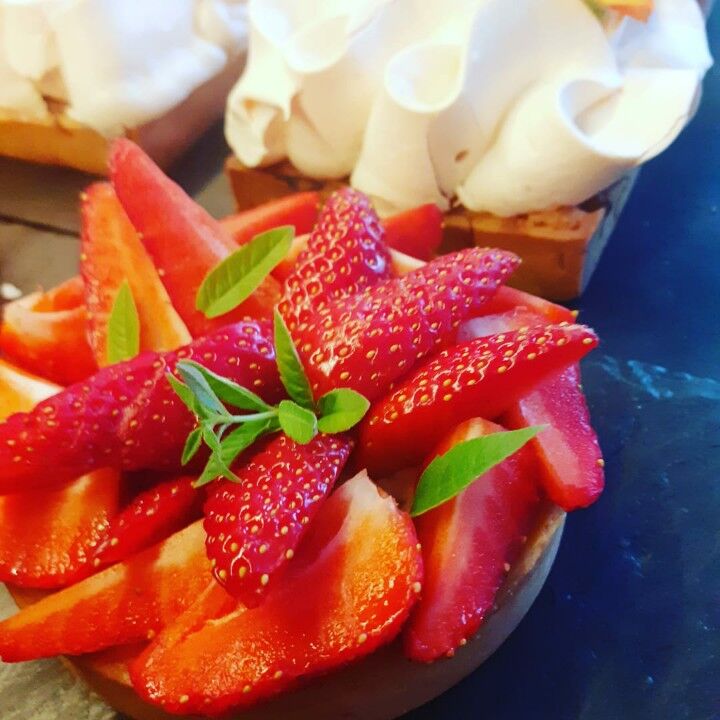 TARTELETTE FRAISES CREME VERVEINE
4€