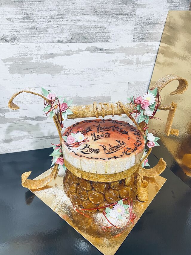 Puit en choux nougatine 