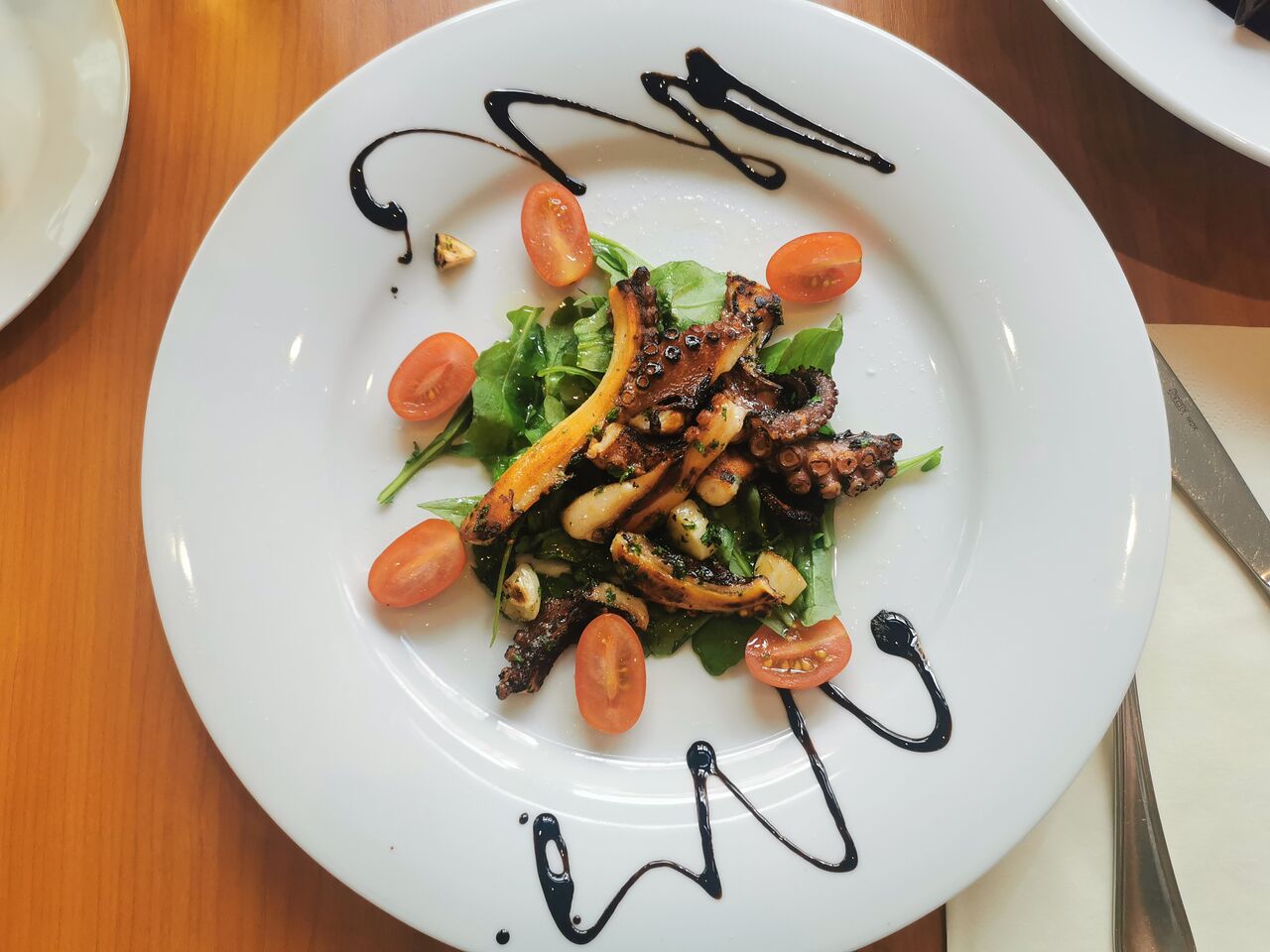 Oktopus gegrillt