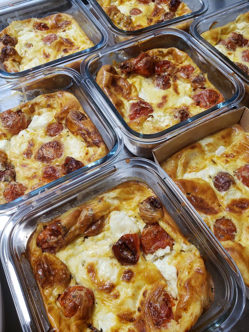 tarte aux tomates confites et feta