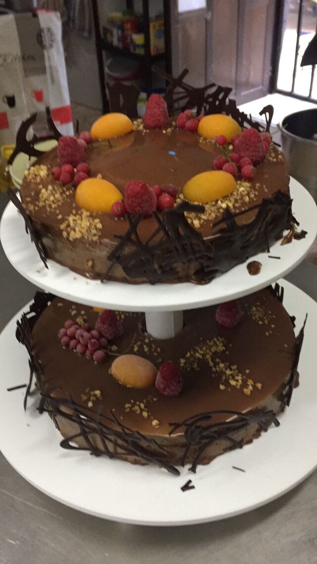 tarta boda mus de avellana