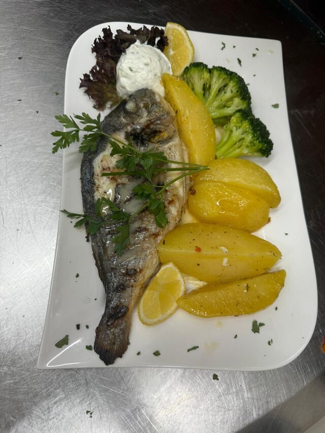 Gegrillte Dorade