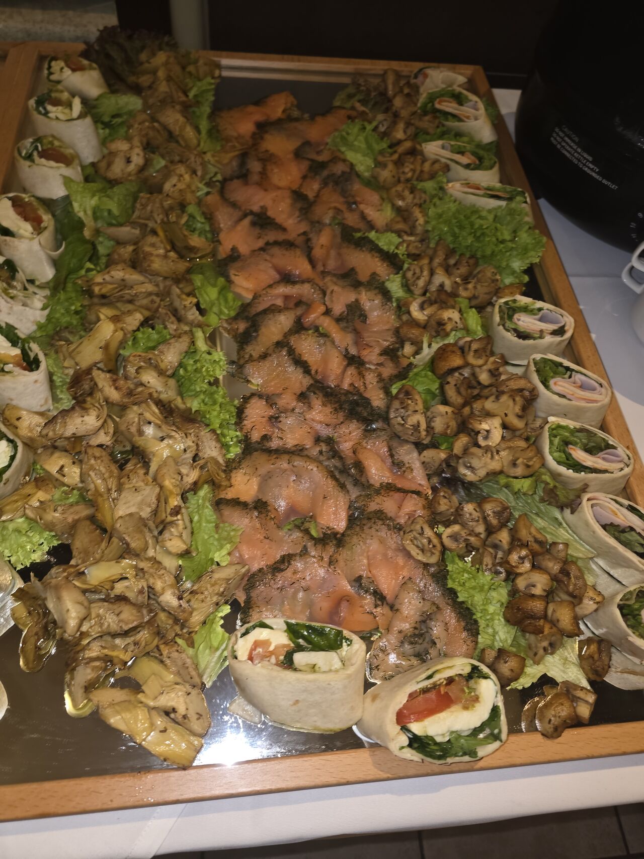 Graved Lachs mit Anti Pasti