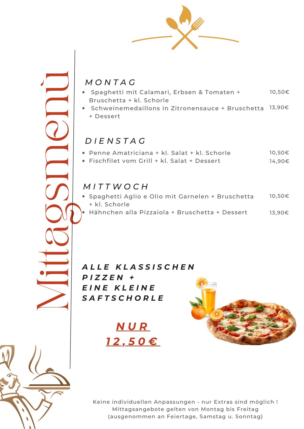 Mittagsmenu
