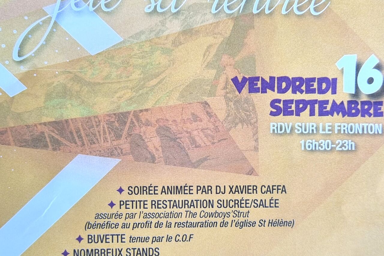 Forum des associations annuel du plan de Grasse le 16.09.22