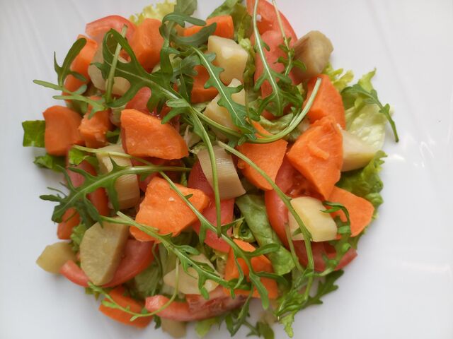 Salade au patate douce 